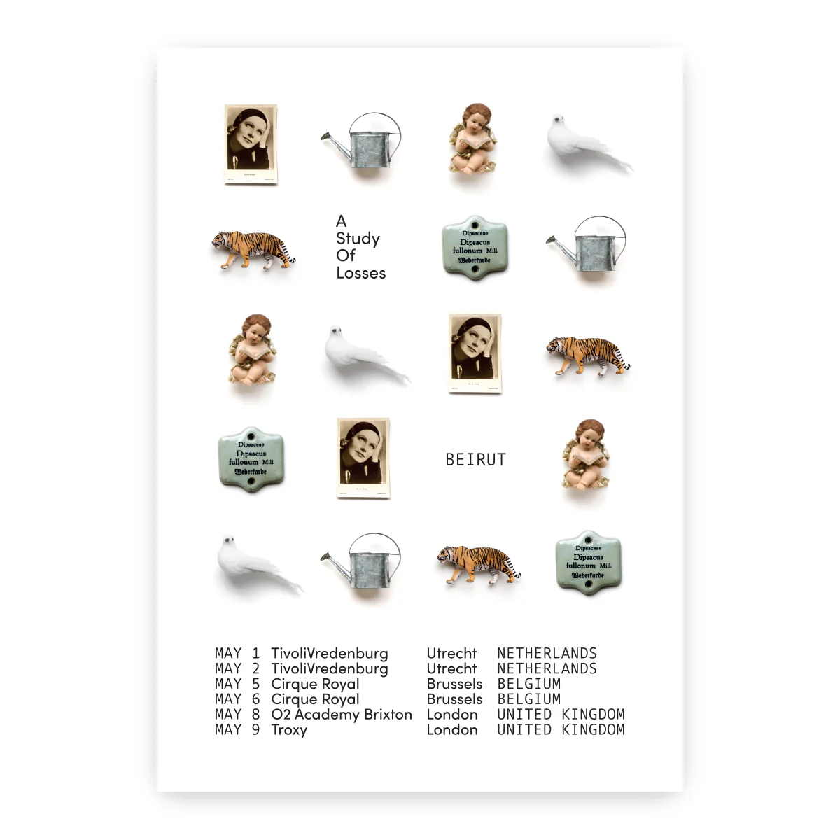 A Study Of Losses May 2025 Tour Poster - Symbols