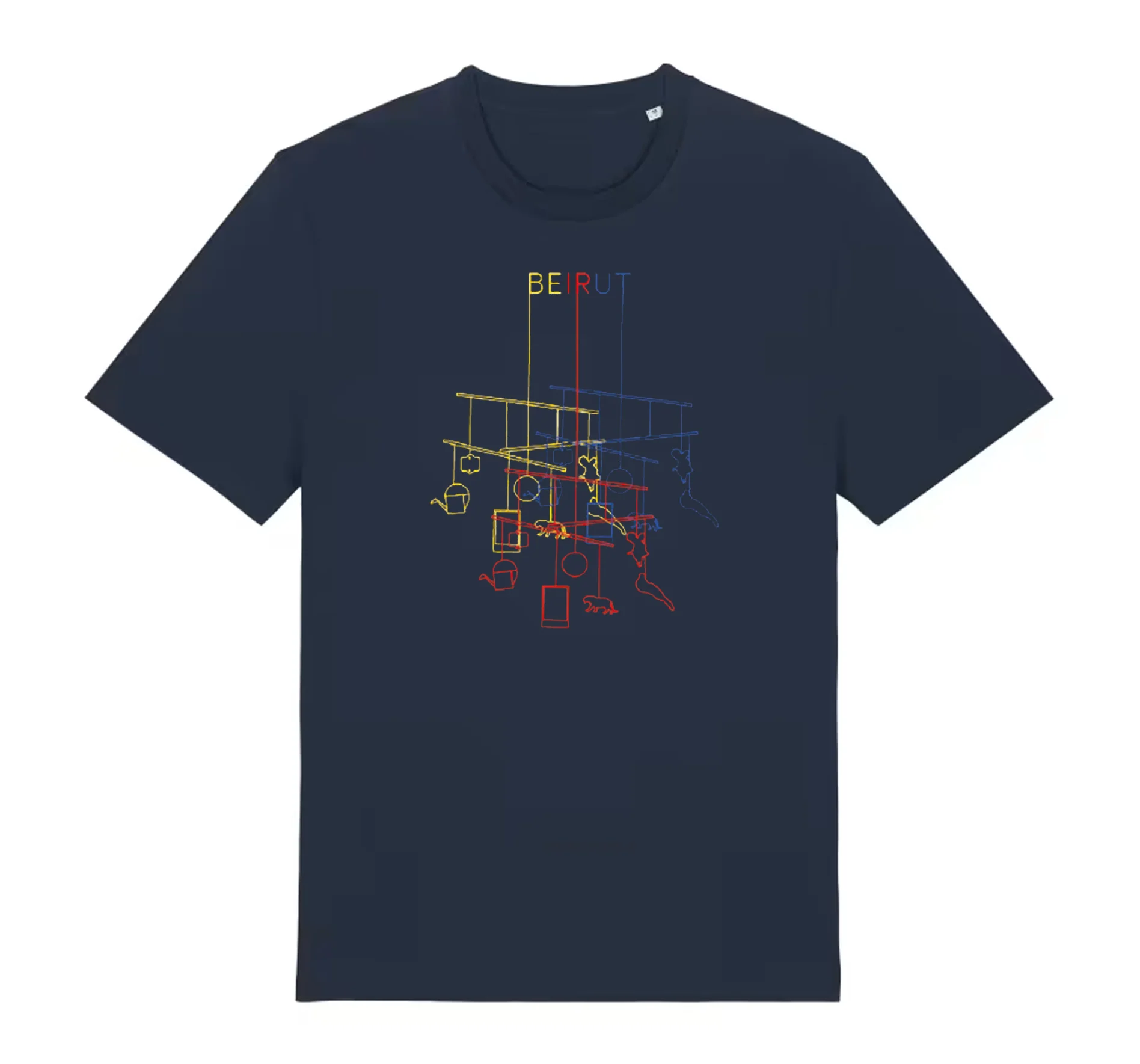 Mobile Navy T-Shirt