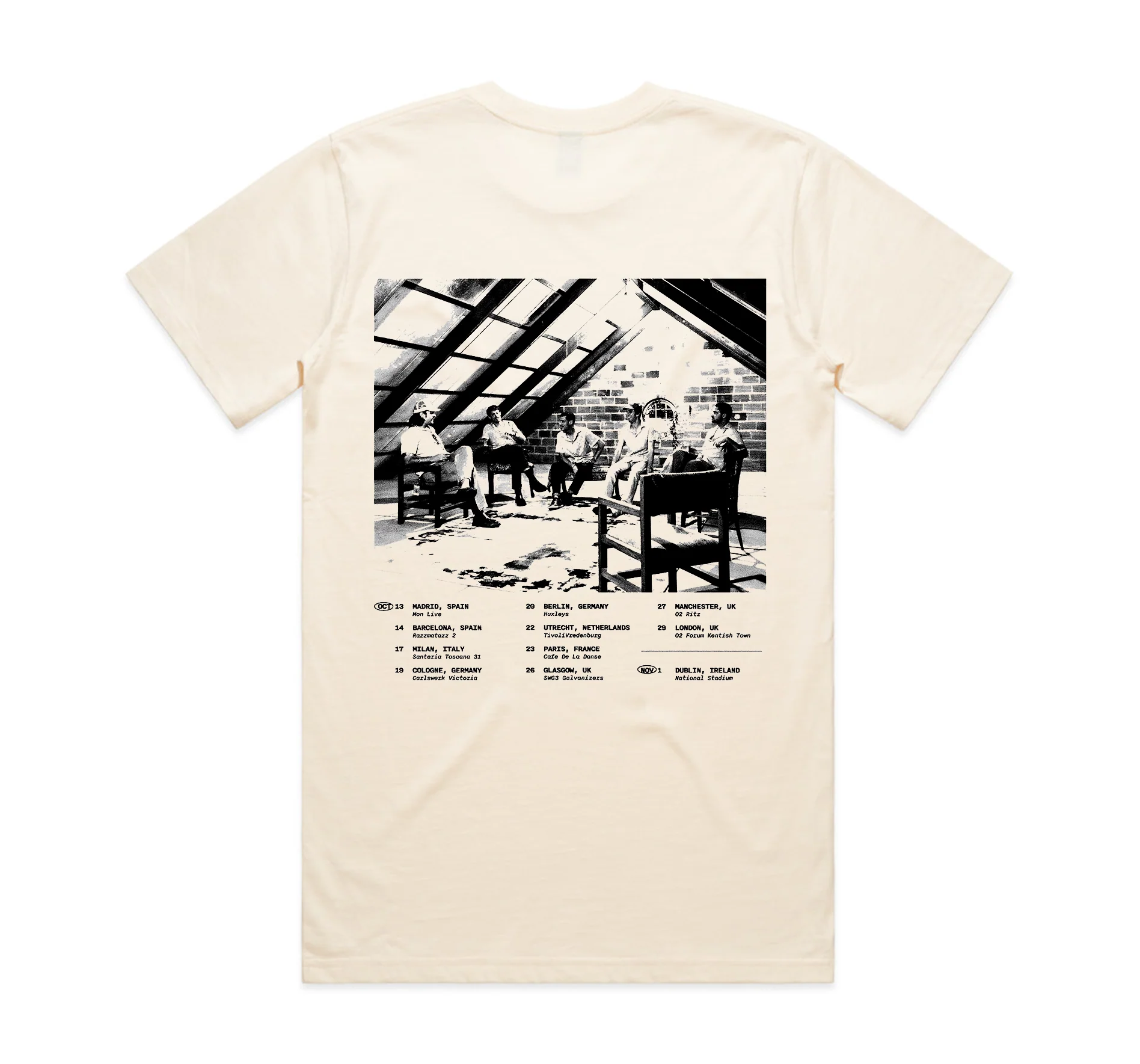 Caamp EU/UK Tour 2025 T-Shirt - Image 3