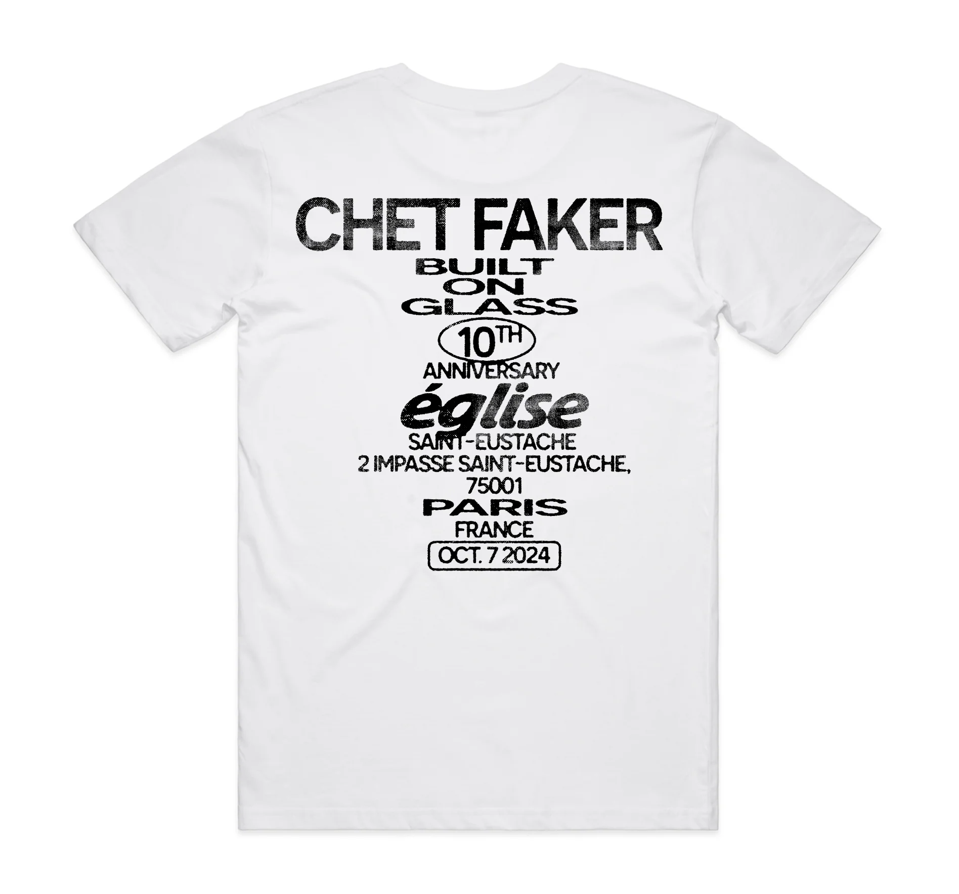 Built on Glass - Live in Paris Limited Edition T-Shirt - Image 3