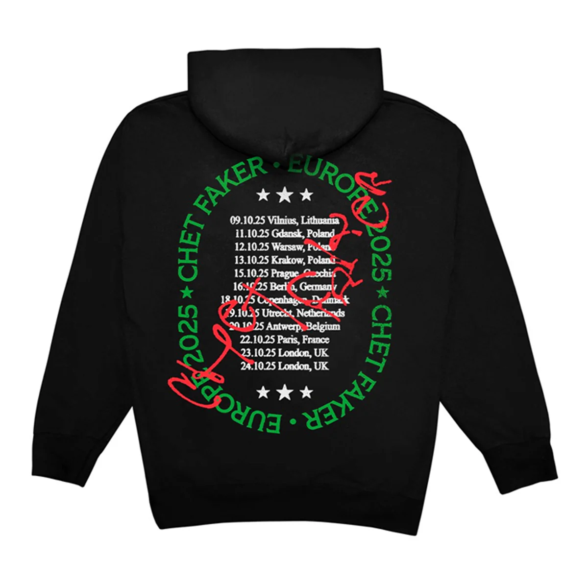 Chet Faker EU/UK 2025 Tour Hoodie - Image 3