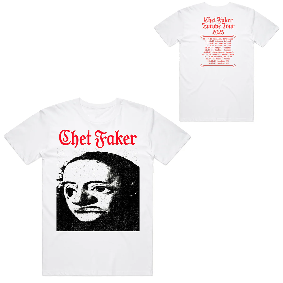 Chet Faker EU/UK Tour 2025 T-Shirt