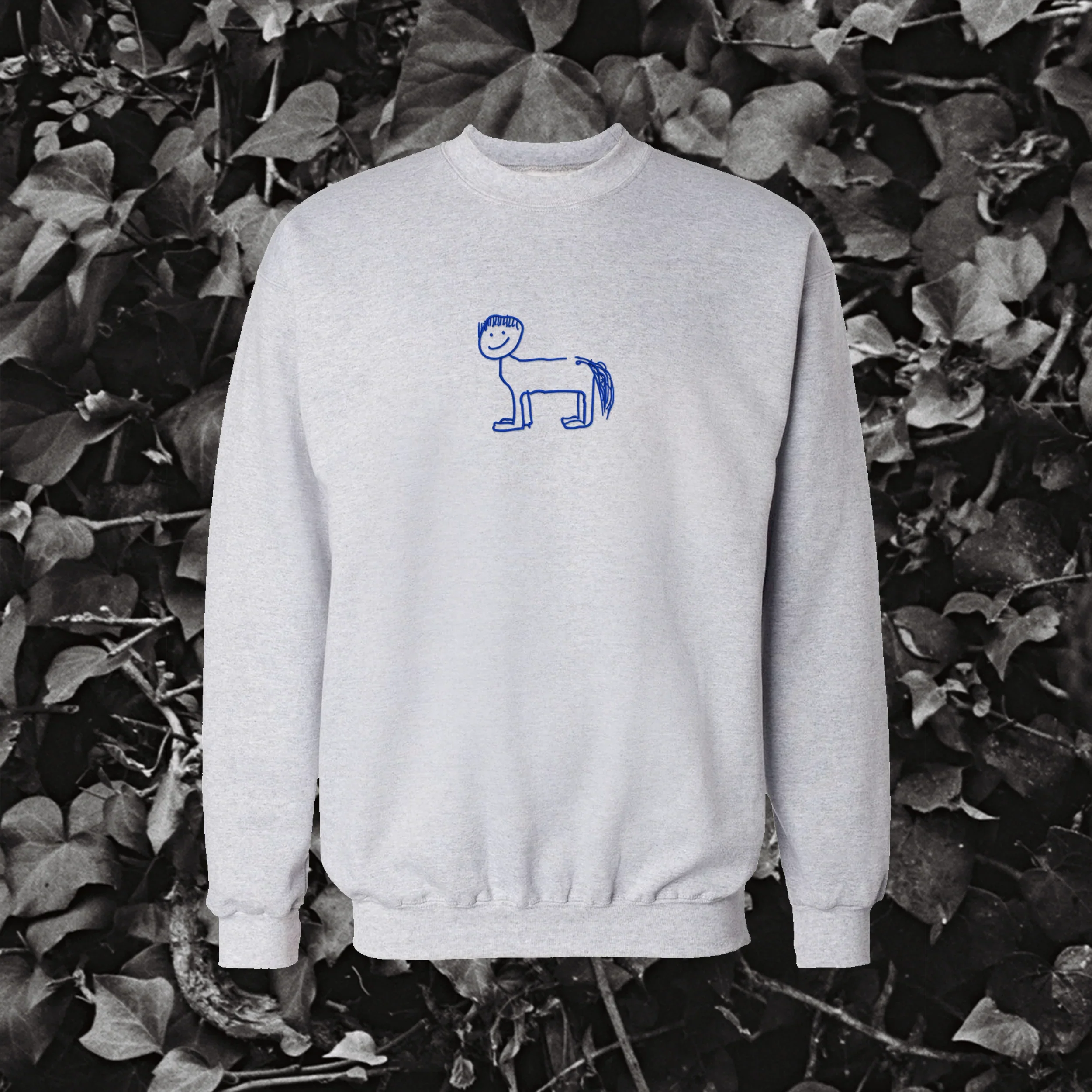 Horse With Bowl Cut Sweatshirt