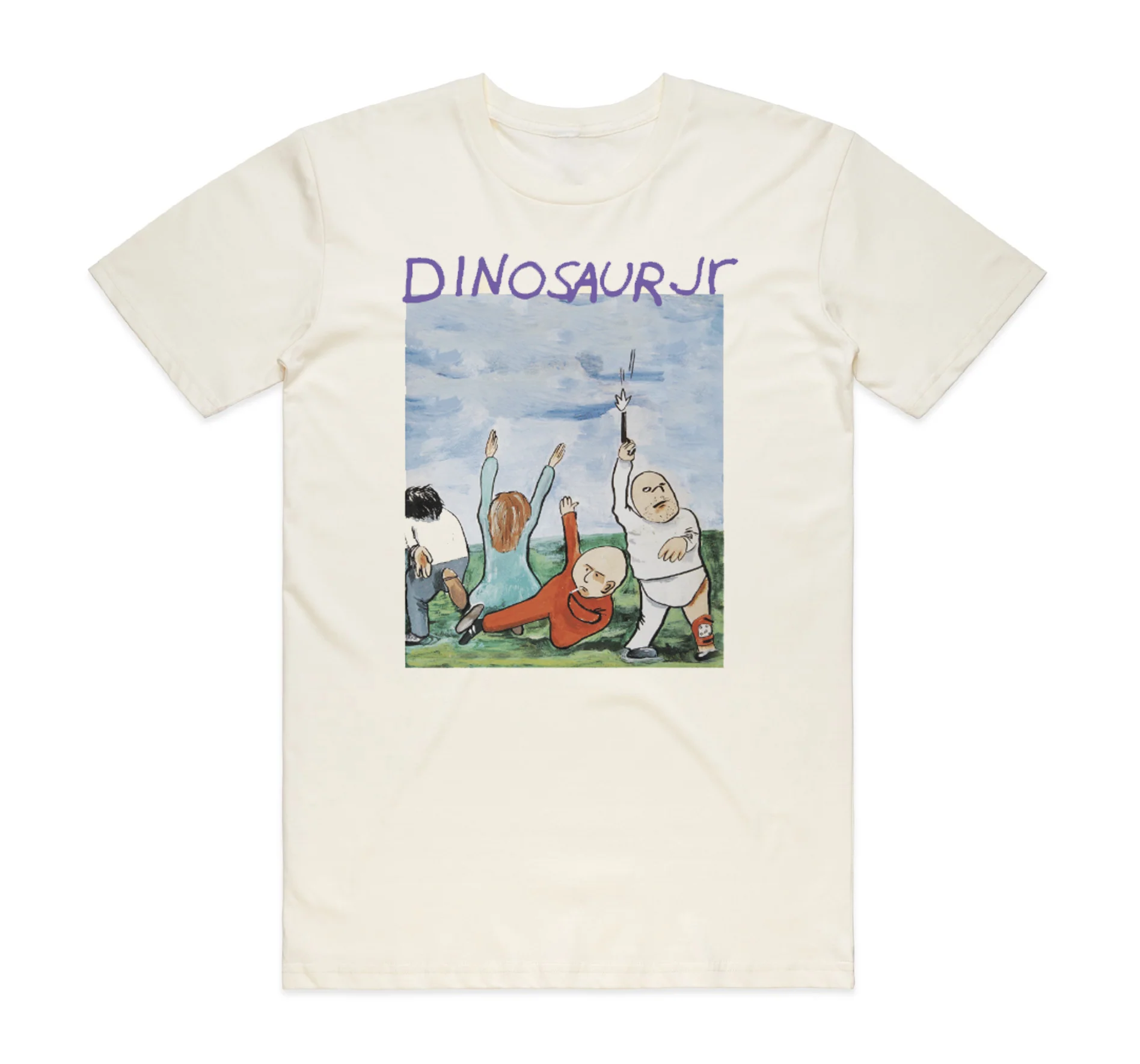 Without A Sound Back Cover Natural T-Shirt