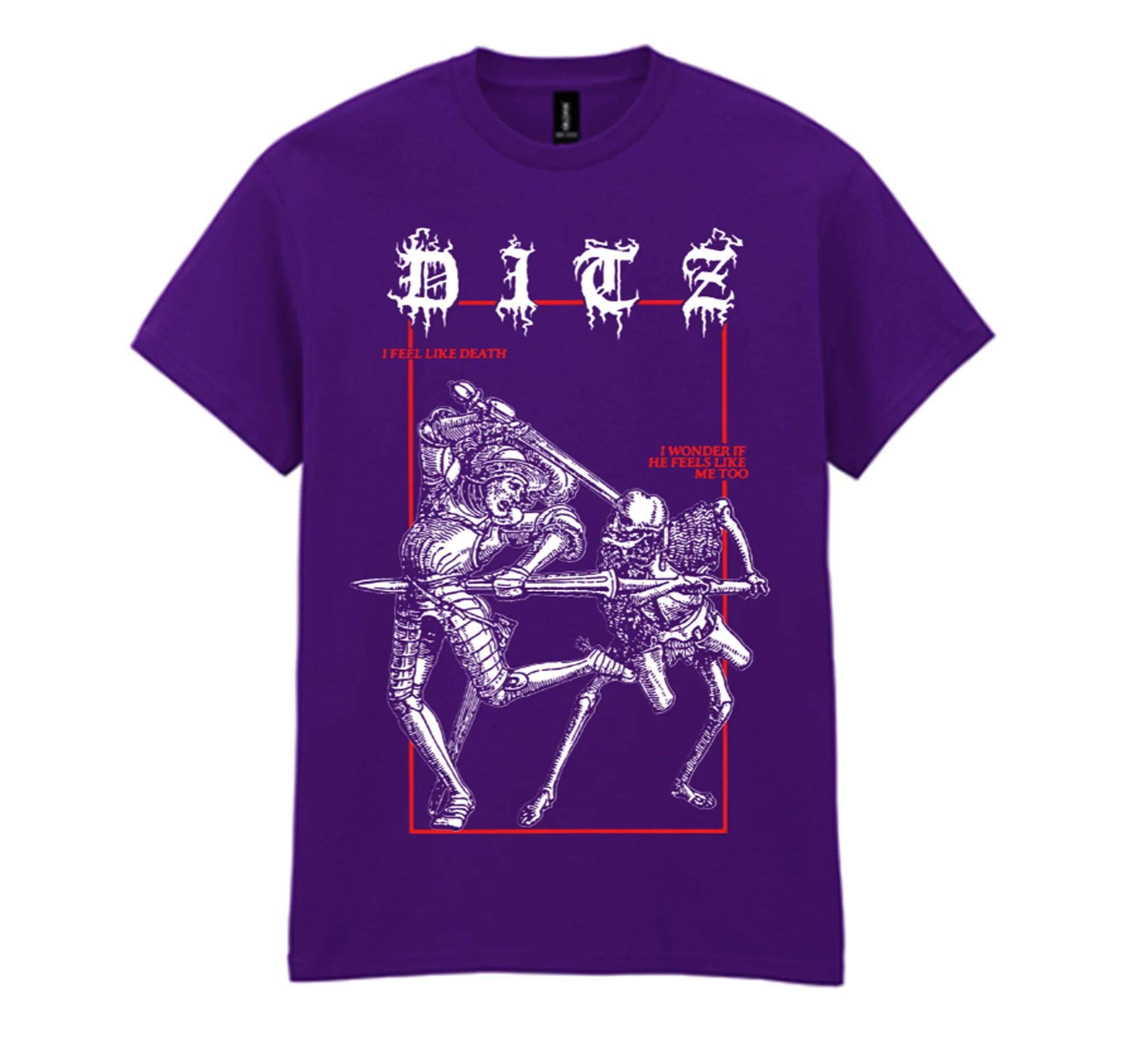 I Feel Like Death Purple T-Shirt