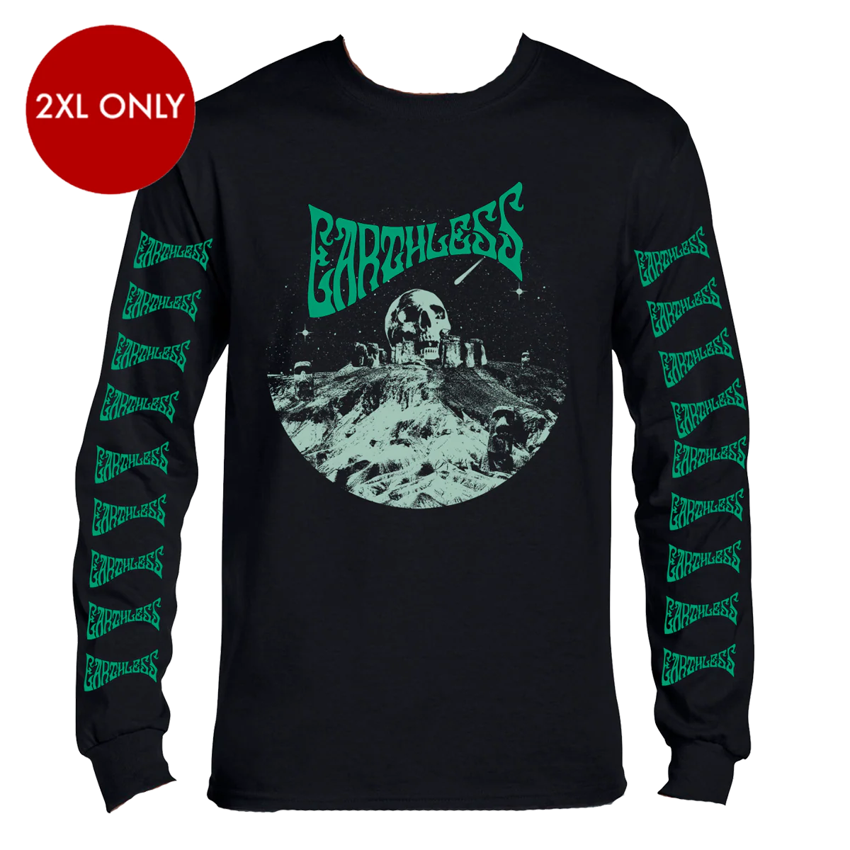 Skullhenge Green Longsleeve
