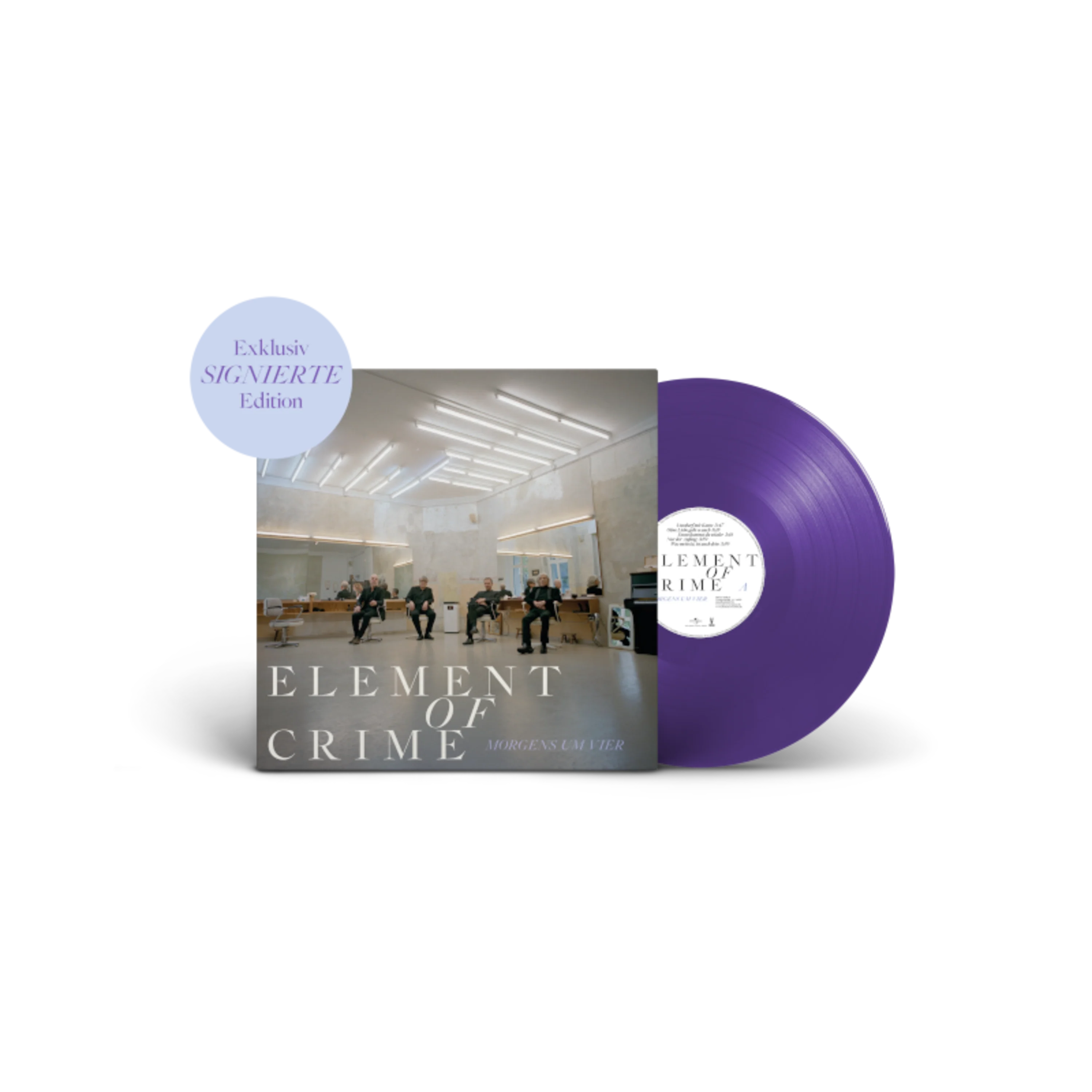 Morgens Um Vier Ltd. 1LP lila, signiert 180g