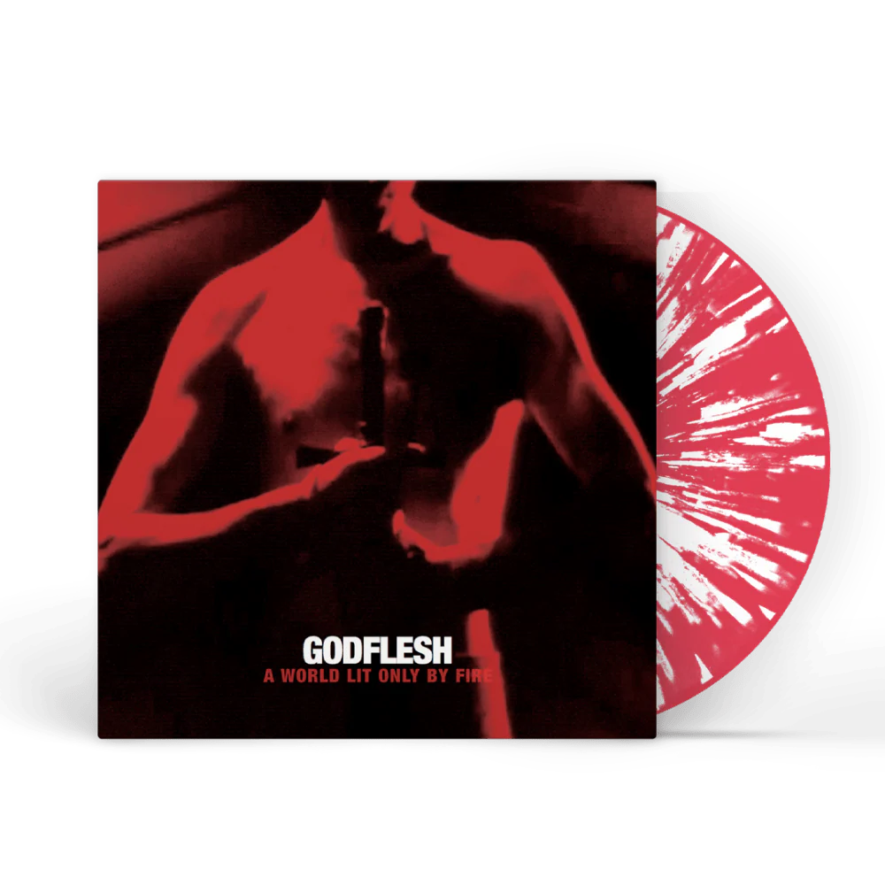A World Lit Only By Fire (Red Translucent with White Splatter)