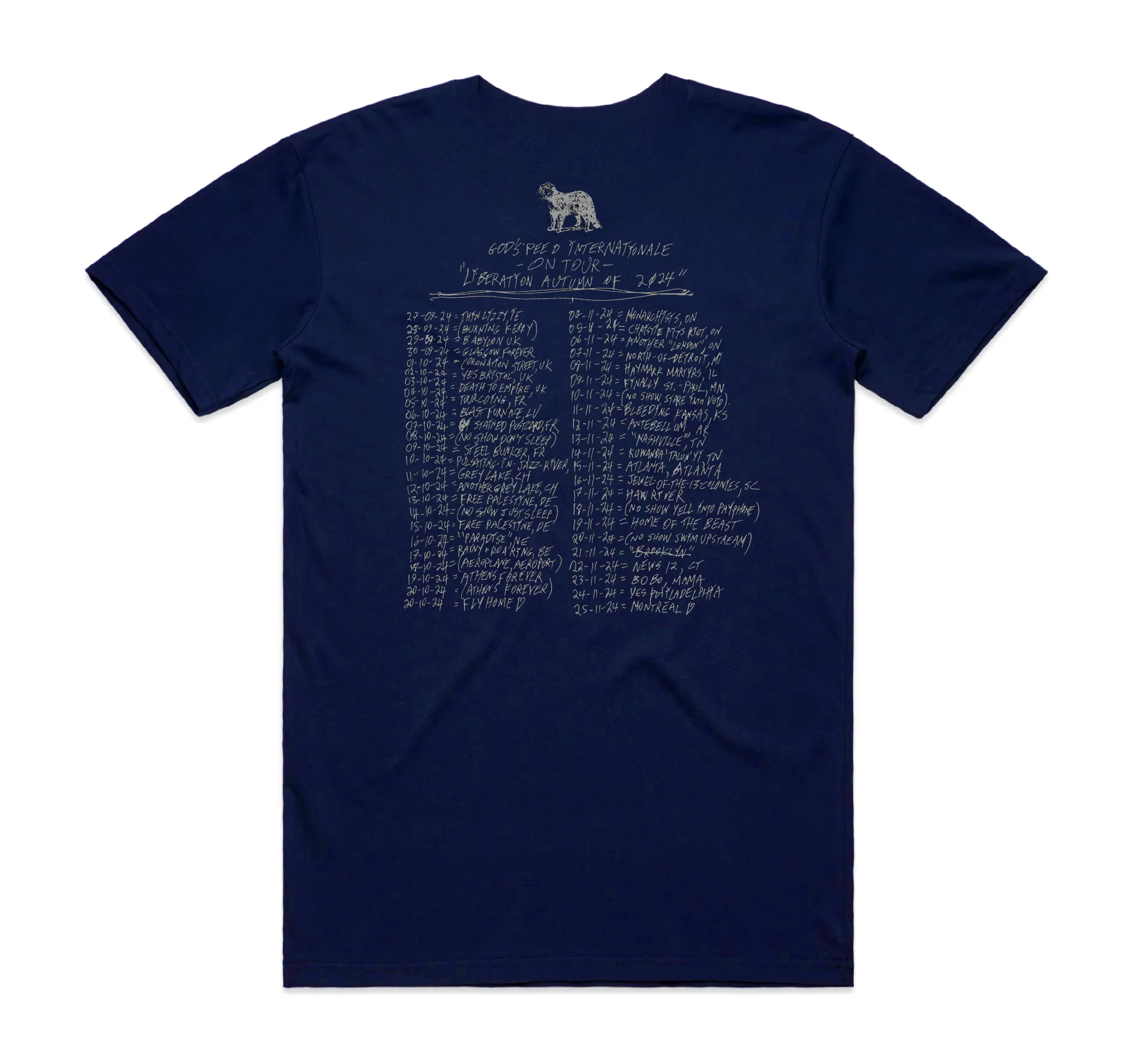 Liberation Autumn of 2024 Navy T-Shirt - Image 2