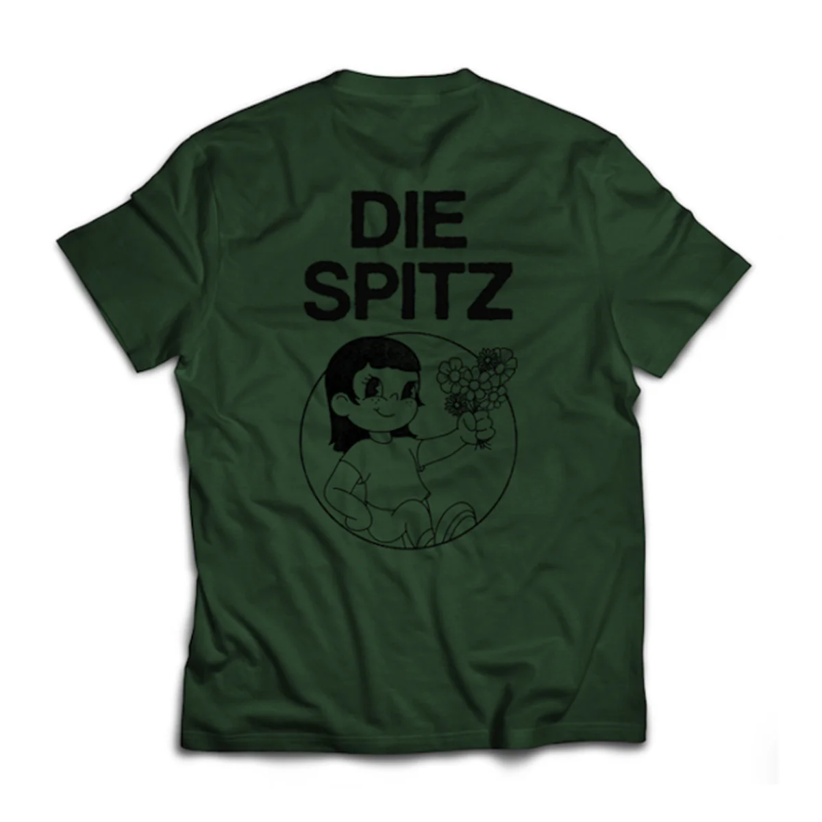 I Hate When Girls Die Green T-Shirt - Image 2