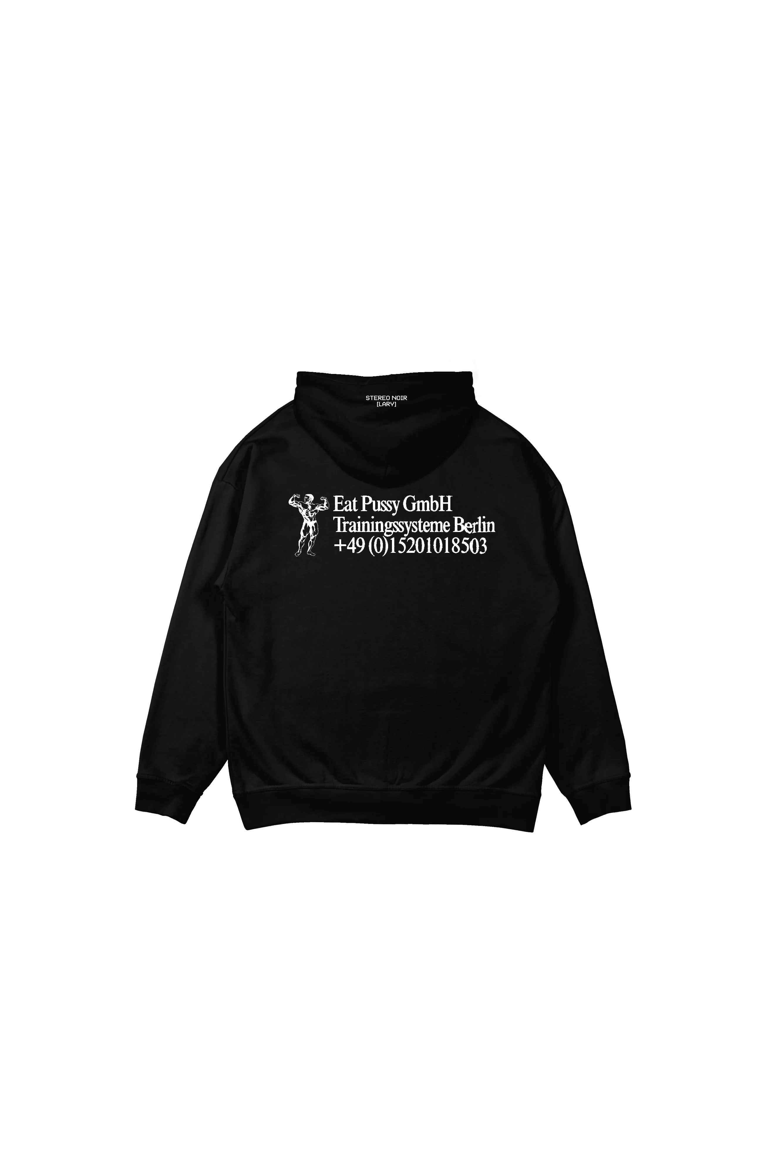 Eat like an Athlete Hoodie (Stereo Noir edition) oversized cut - Image 2