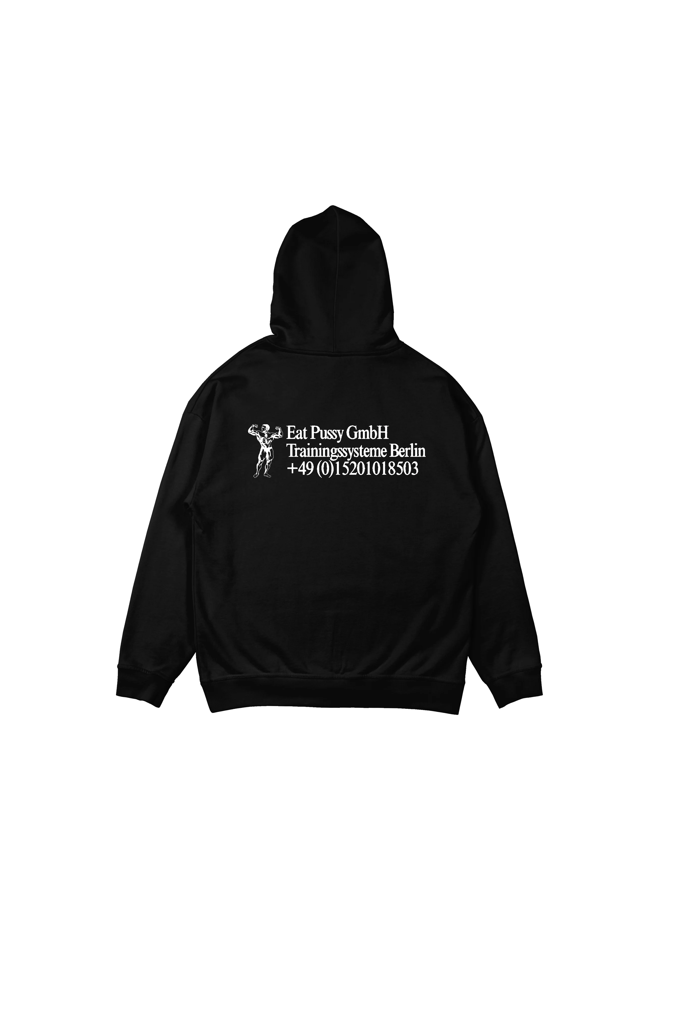 Eat like an Athlete Hoodie (Stereo Noir edition) oversized cut - Image 3