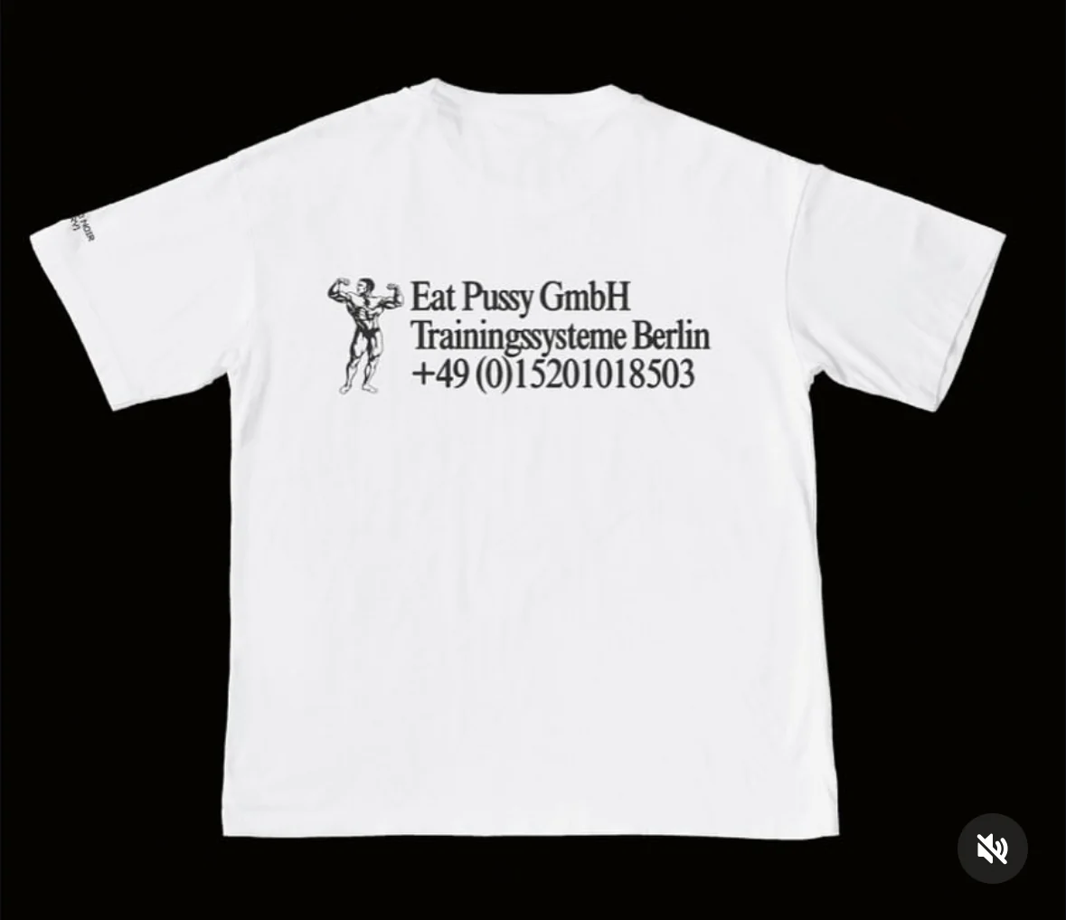 Eat like an Athlete T  ( Stereo Noir Edition ) oversized cut - Image 3