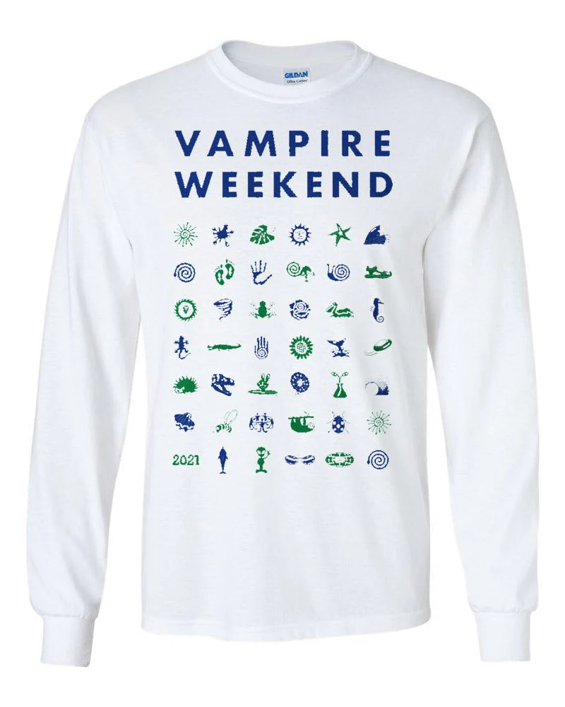 Long Sleeve Tour Dates Symbol T-shirt