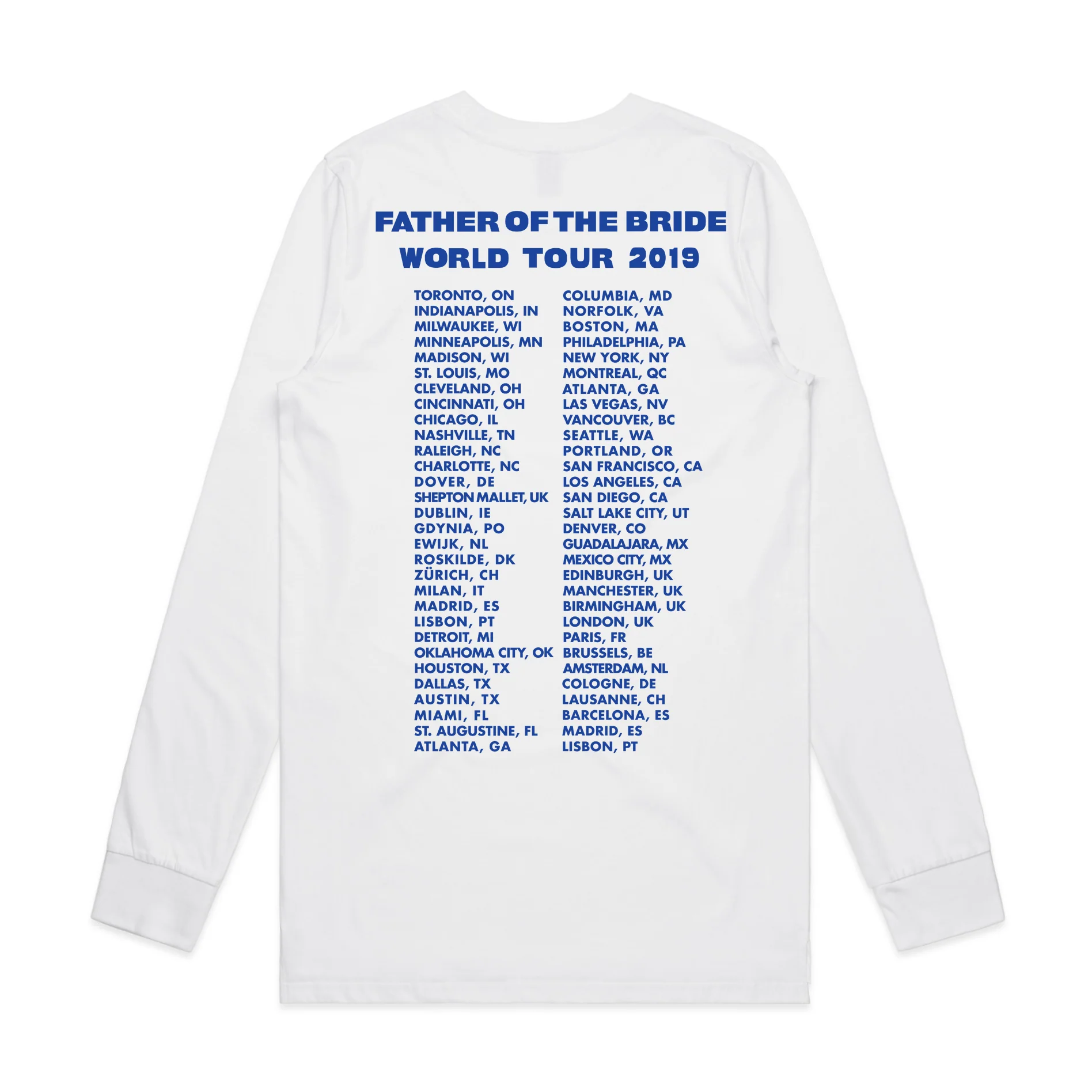 Long Sleeve Tour Dates Symbol T-shirt - Image 2