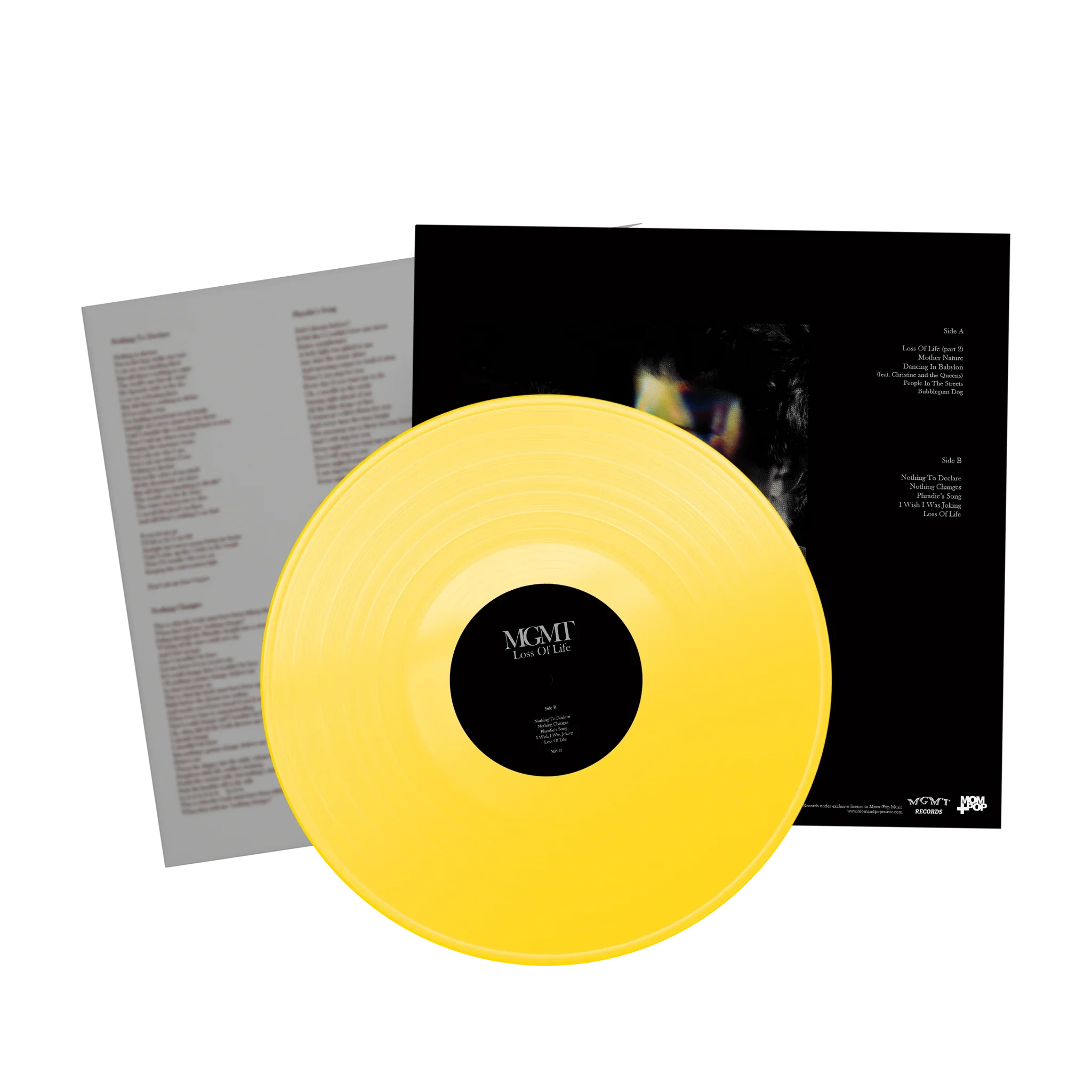 Loss Of Life Canary Yellow LP - Image 4