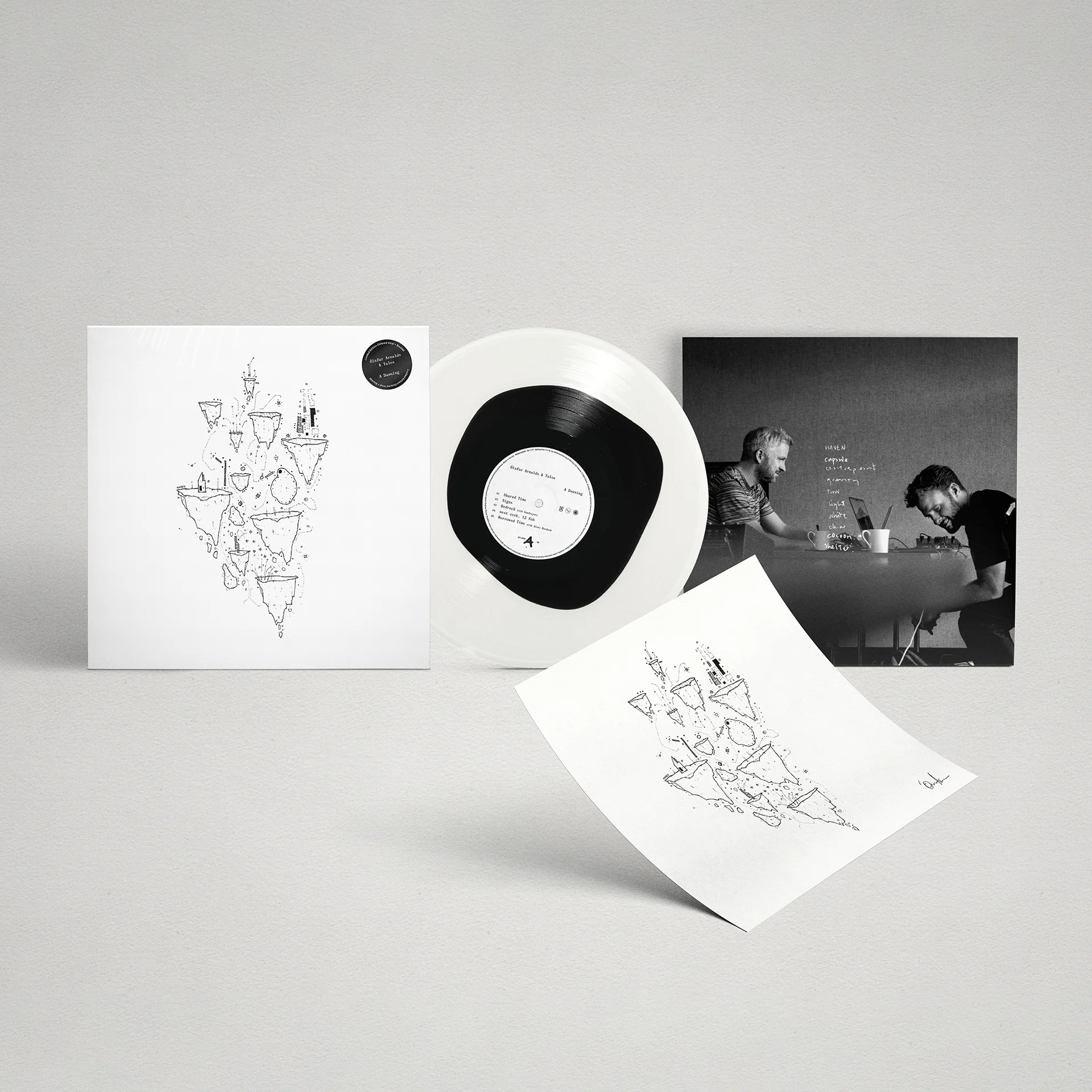 A Dawning Coloured LP w. Signed Art Print (white) - Image 8