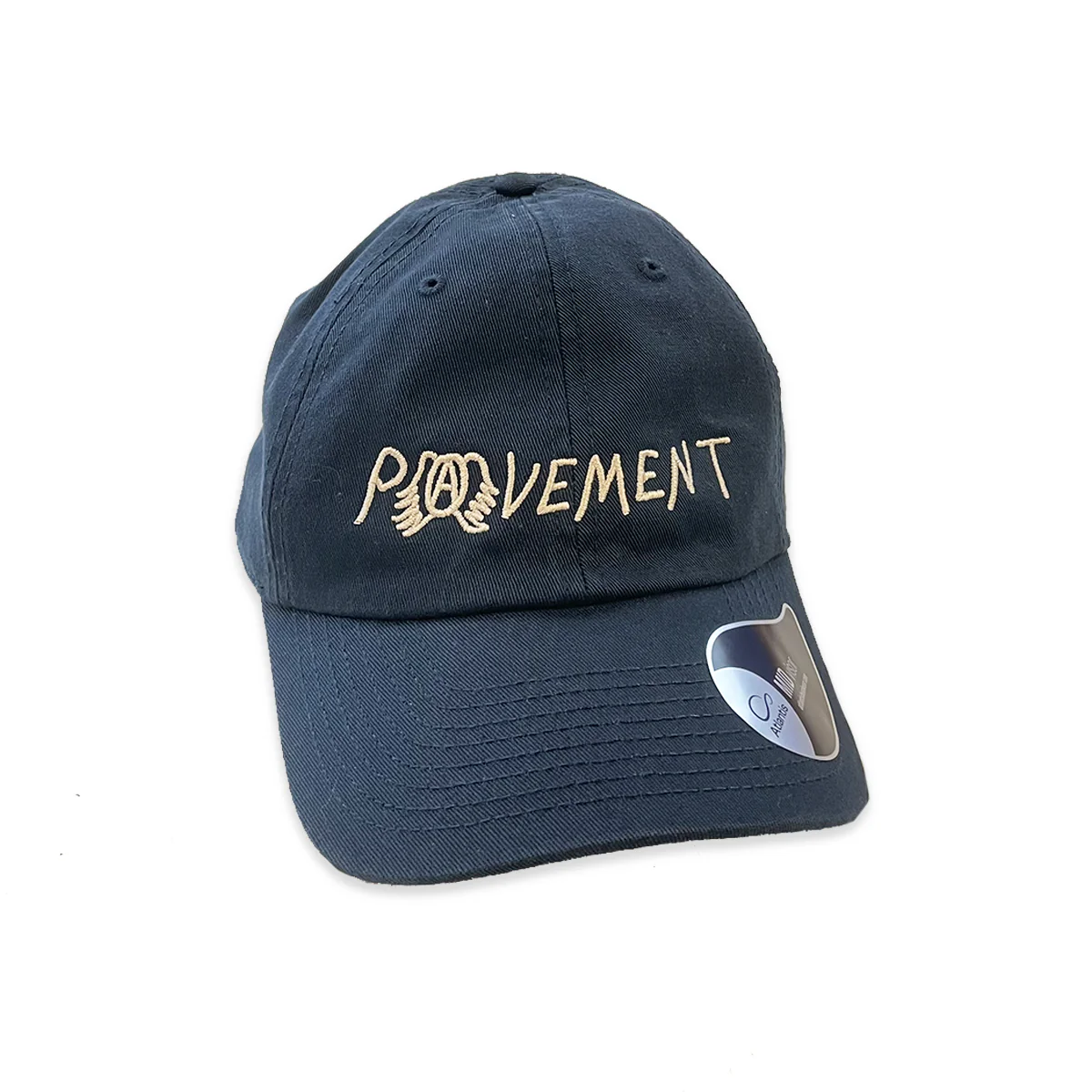 Pavement Logo Navy Dad Hat - Image 2