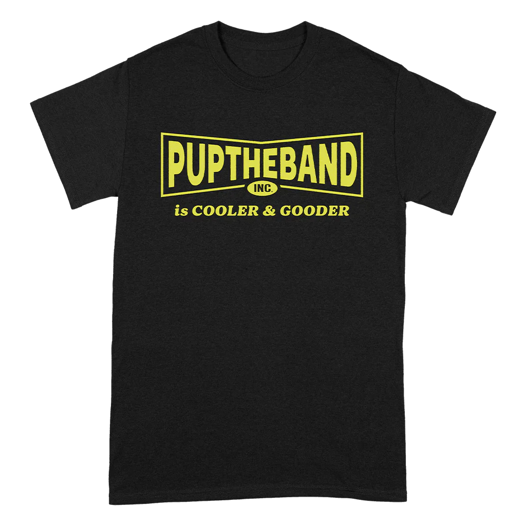 PUP Is Cooler & Gooder Black T-Shirt