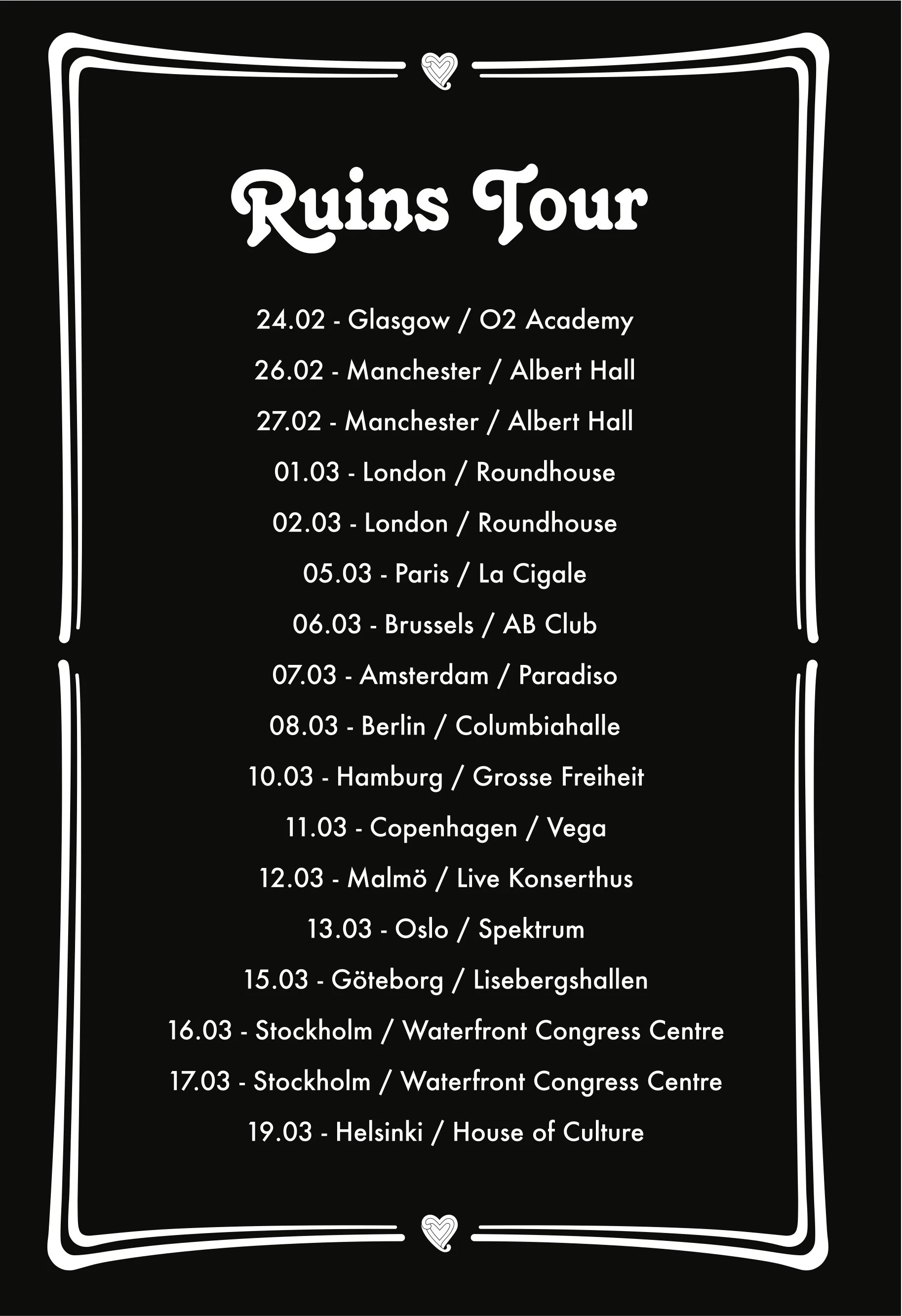 Ruins Tour T-shirt - Image 2