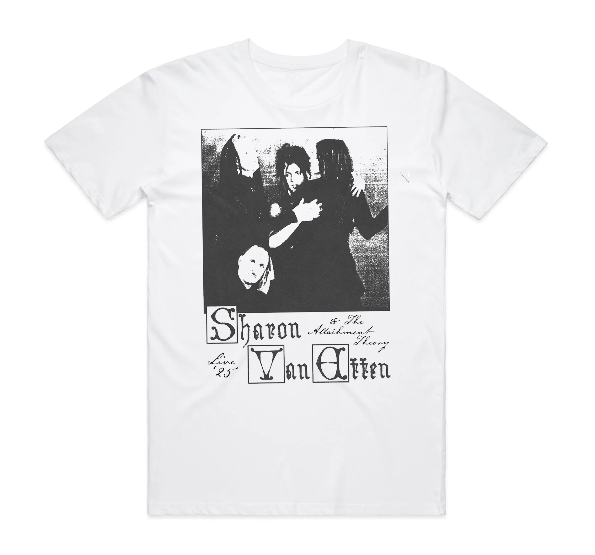 Sharon Van Etten & The Attachment Theory White Tour T-Shirt - Image 2