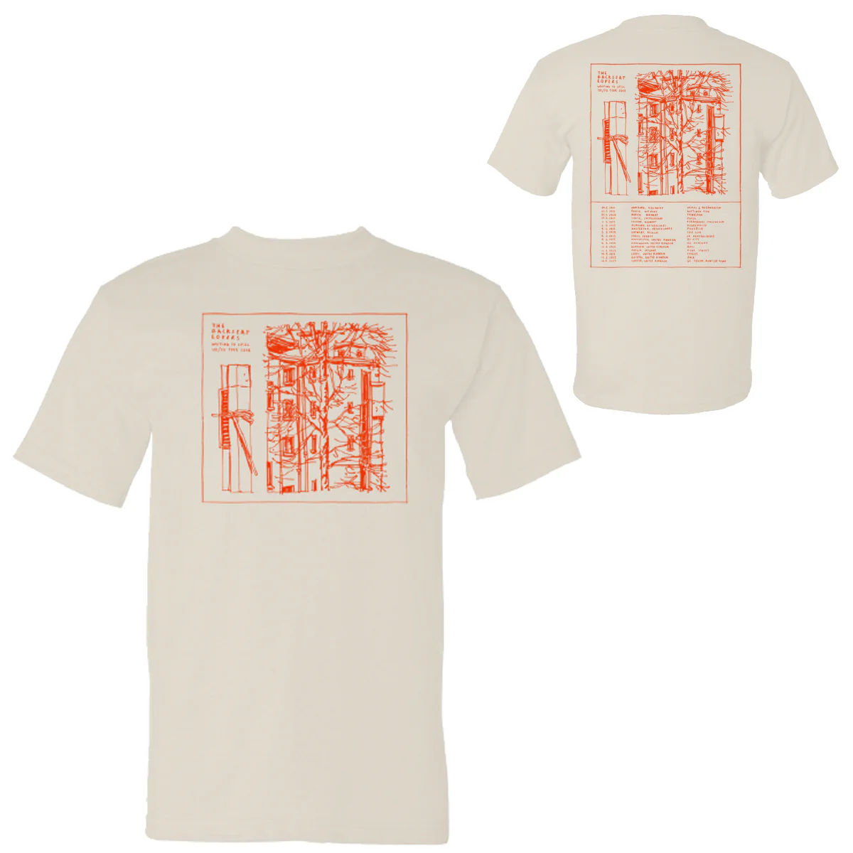 The Backseat Lovers Tour 2023 T-Shirt