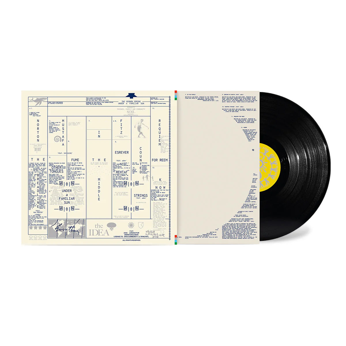 Under a Familiar Sun LP - Image 2