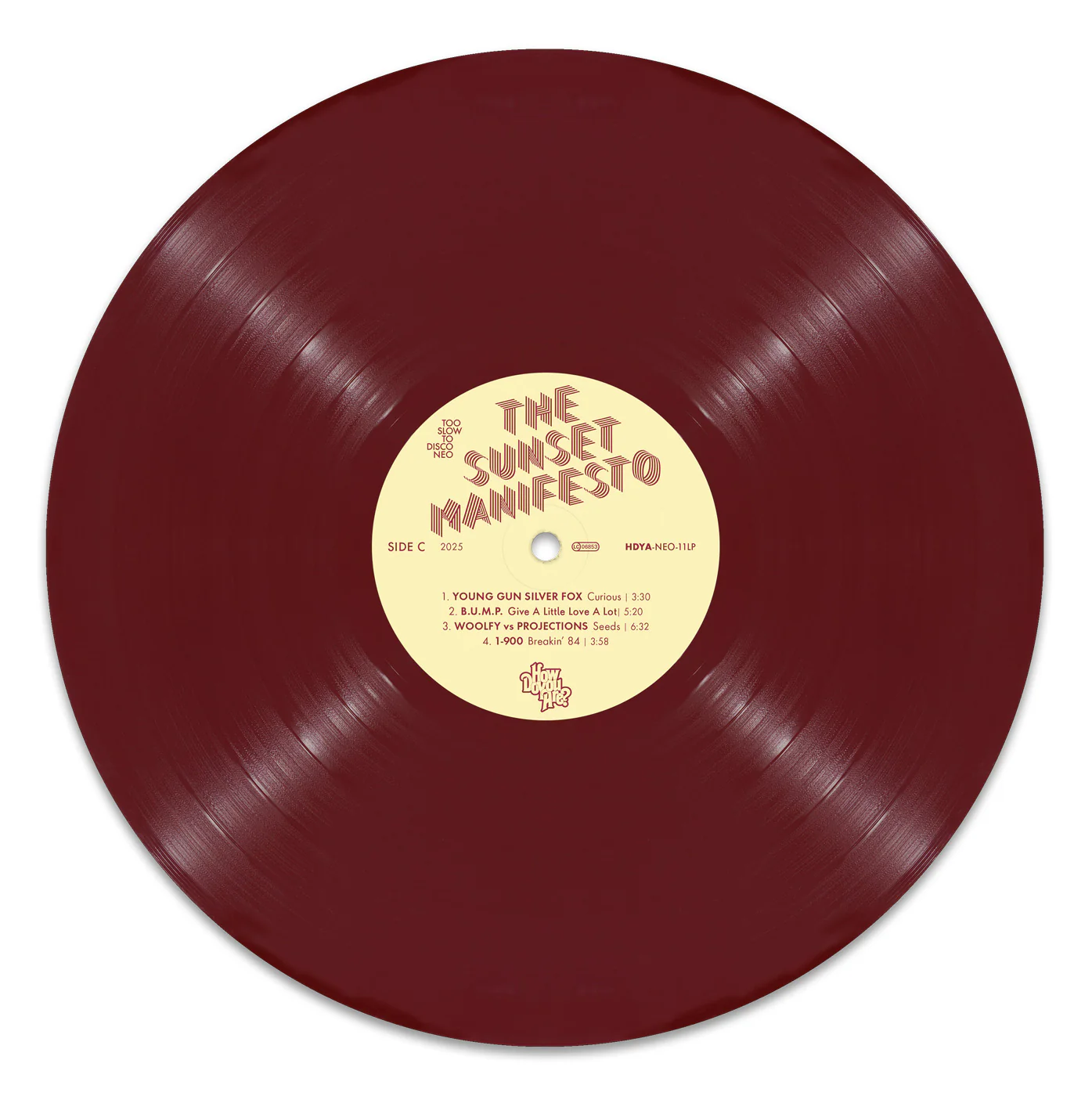 Too Slow To Disco NEO:  THE SUNSET MANIFESTO Volume 2 Limited Edition 2xLP - Image 5